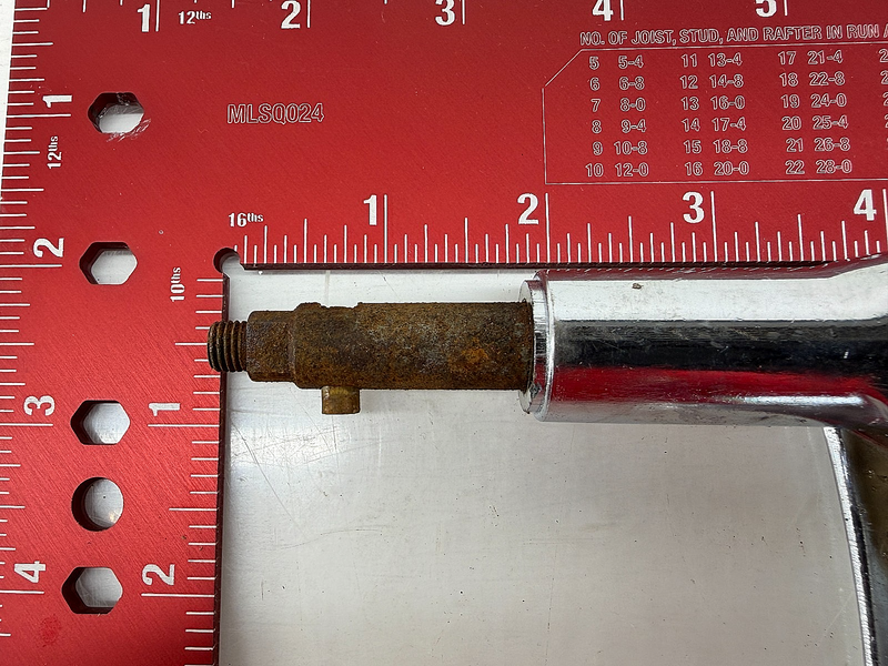 1939 1940 1941 BUICK PONTIAC OLDS REAR TRUNK LID LOCKING HANDLE ROD RAT C34-27