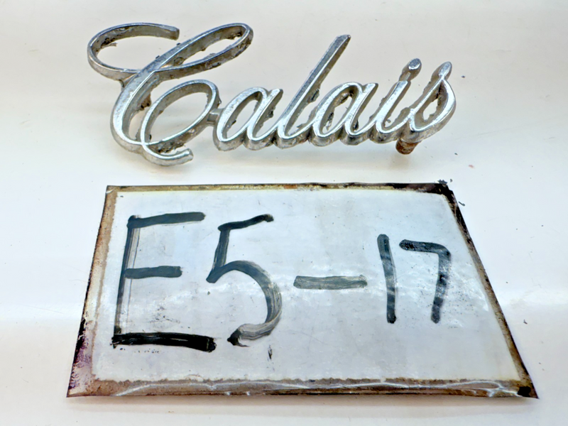 OEM 1971 - 1976 Cadillac Calais Chrome Emblem Script 1972 1973 1974 1975 E5-17