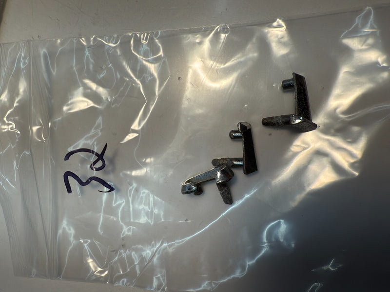 OEM 1964 Ford Galaxie 500 Custom Hood Letters Emblem Molding Trim Script B32-31