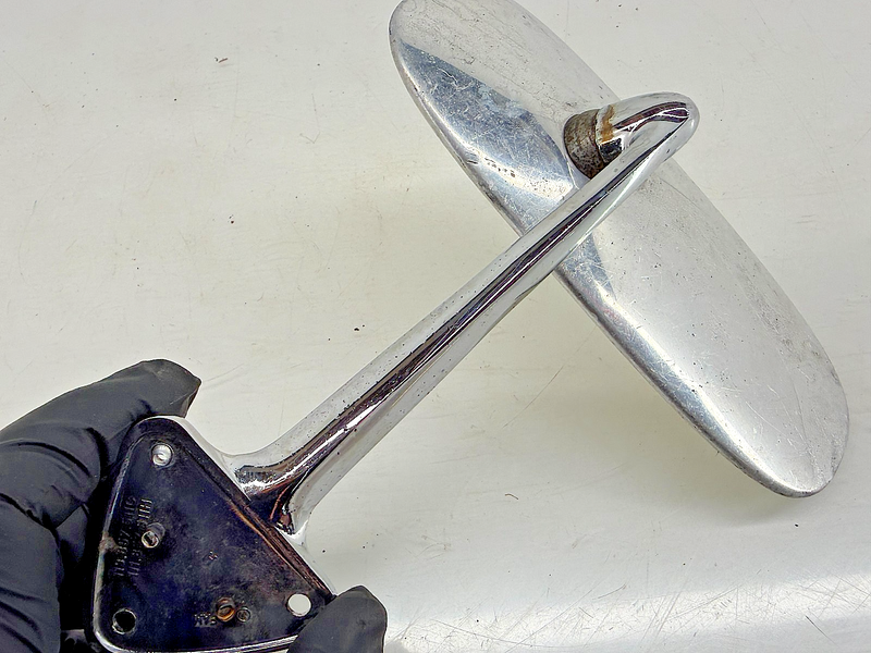 OEM 1965 - 1967 VOLKSWAGON BEETLE BUG REAR VIEW MIRROR CHROME 113857511C C69-1
