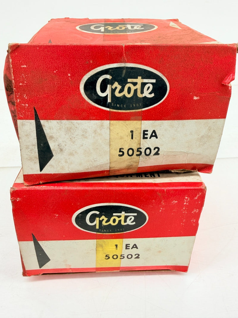 NOS GROTE PAIR STOP LIGHT 50502 TRUCK-LITE 80339R RAT ROD C71-29