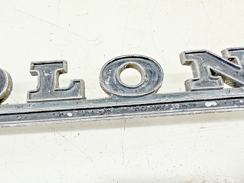 OEM 1966 MERCURY COLONY PARK WAGON SCRIPT EMBLEM C6MB-71291-A36 E10-1
