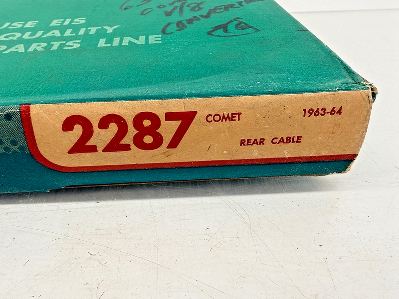 NOS 1963 1964 1965 FORD Falcon Comet Convertible Rear Brake Cable 2287 C62-5