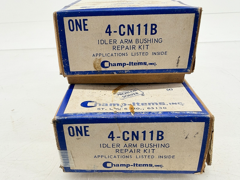 (1) NOS VINTAGE CHAMP Idler Arm Bushing Repair Kit 4-Piece 4-CN11B C64-89