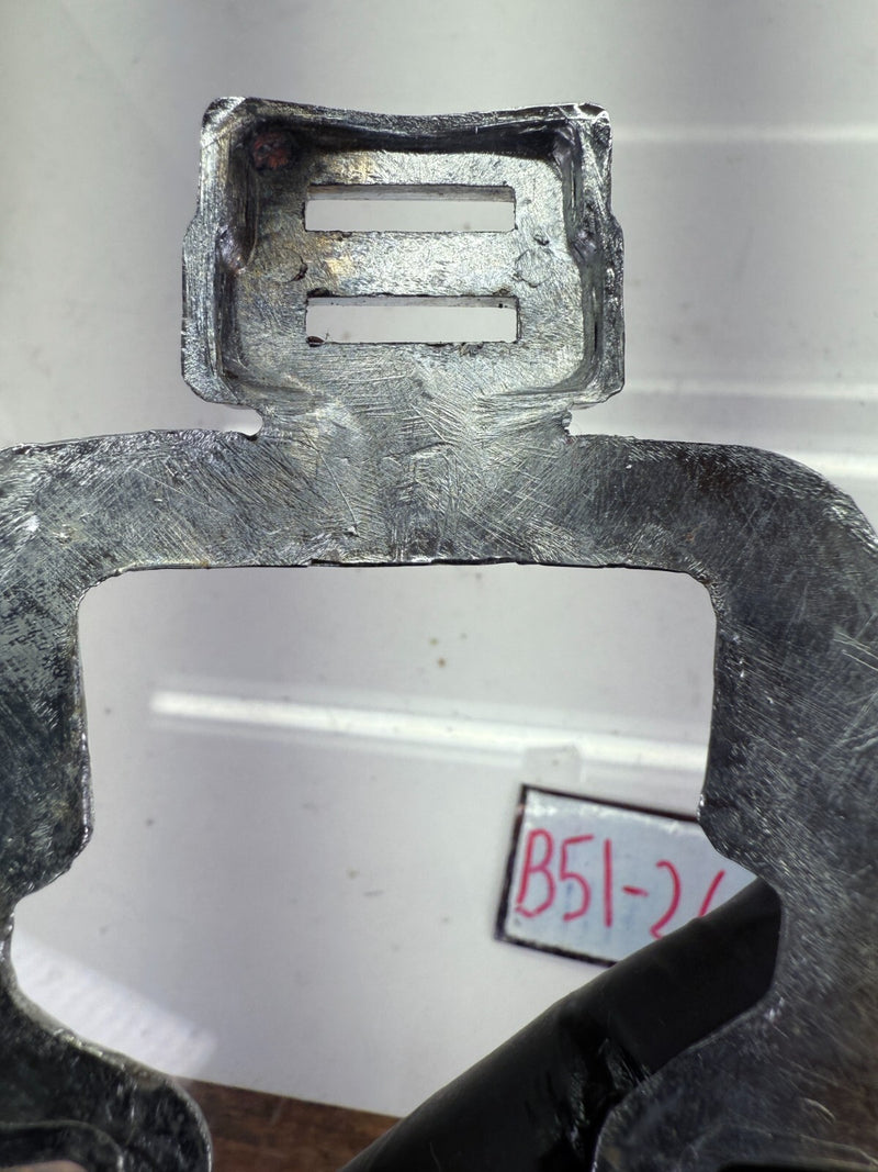 1952- 1954 Ford V8 Trunk Trim Ornament Base Chrome 52 53 54 B51-26