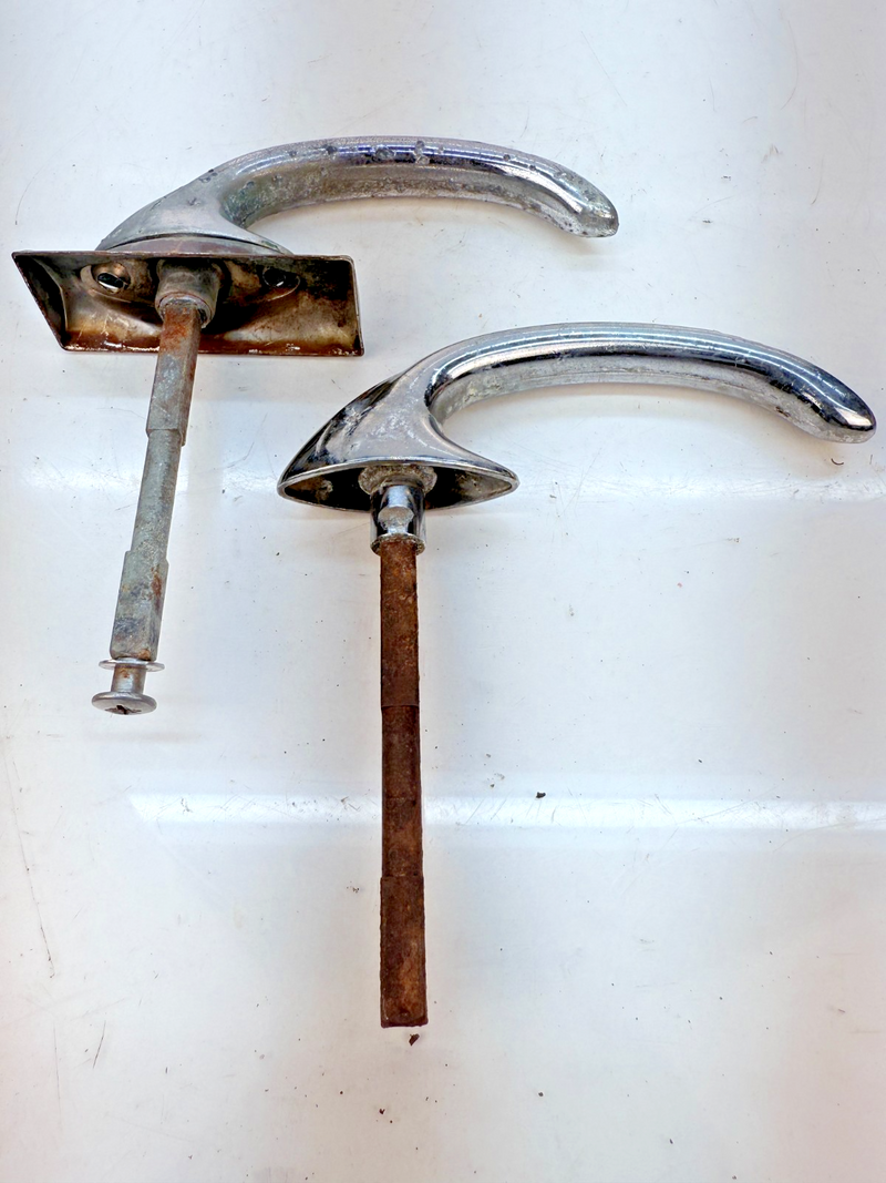 OEM 1941 1942 Dodge CHROME PAIR Exterior Door Handle B79-29