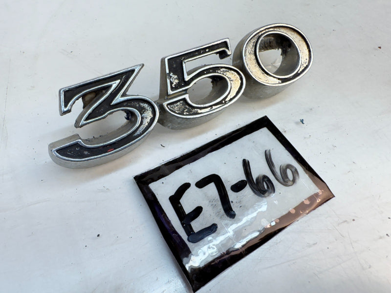 OEM 1970 Pontiac Firebird 350 Fender Emblem 480388 E7-66