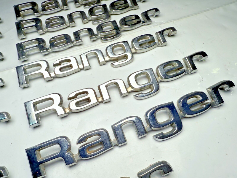 (1) OEM 1980 - 1983 Ford Ranger Metal Emblem E0TB-16B114 80 81 82 83 B32-184