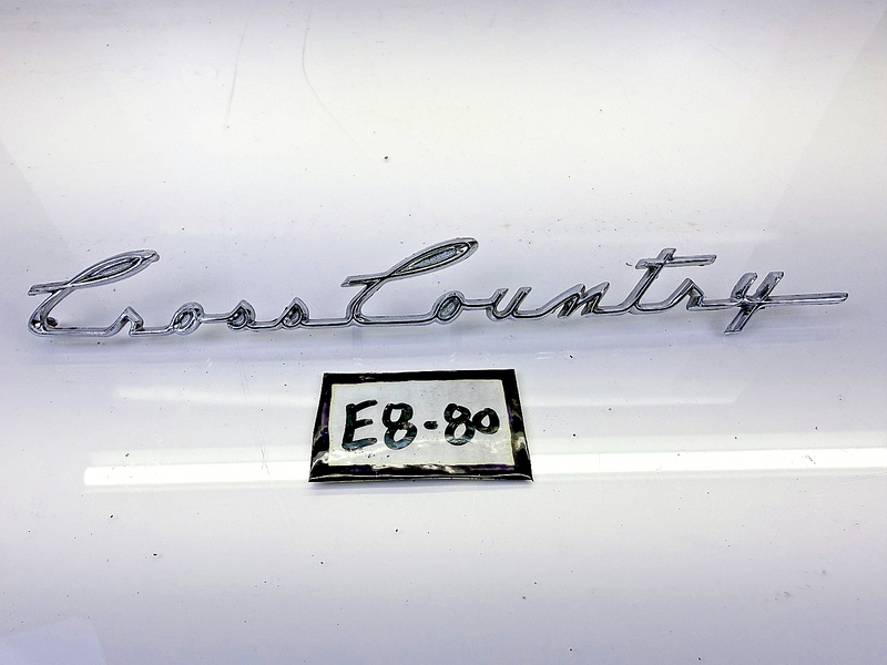 VINTAGE OEM 1962 - 1964 AMC RAMBLER CROSS COUNTRY EMBLEM SCRIPT 3482999 E8-80