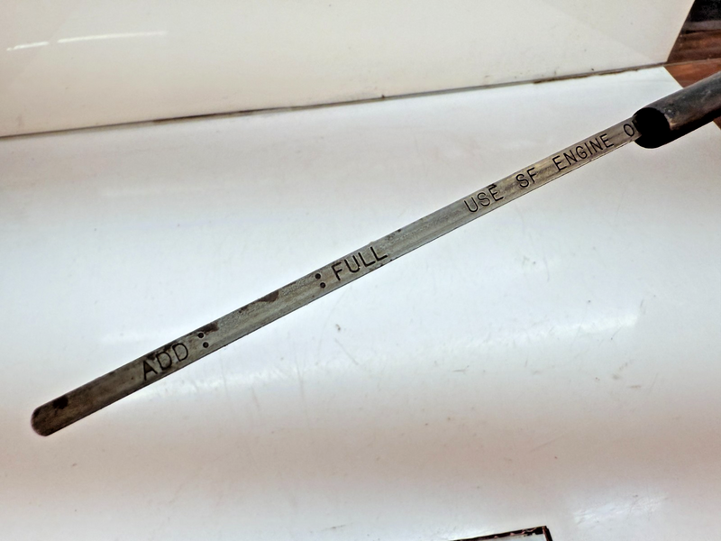 Vintage OEM GM OIL DIP STICK TUBE -1964 CHEVY IMPALA 64 # 14094757 B45-6