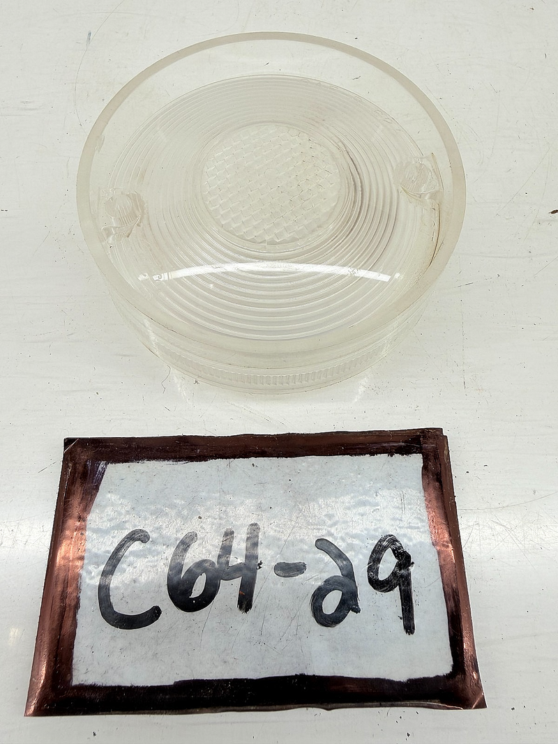 NOS 1962 - 1968 Ford Mustang Mercury Cougar Clear Backup Light Lens SAE-R-62A