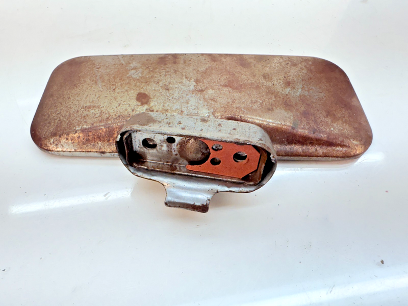 Vintage OEM Cadillac ? Rear View Mirror RAT ROD B65-39