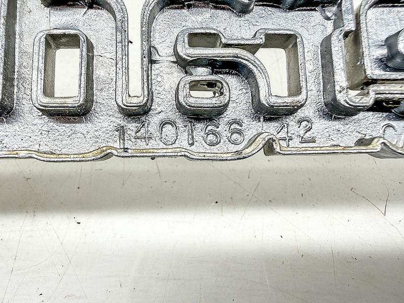 OEM 1975 - 1980 CHEVY SILVERADO 10 DIESEL FENDER EMBLEM PAIR 14016642 E10-2