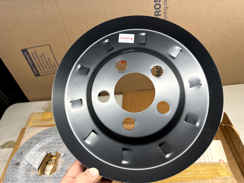 NOS 1960'S Pair Beverly Hills  Golden Disc Dust Shields #1200 Ford? U1C-B6