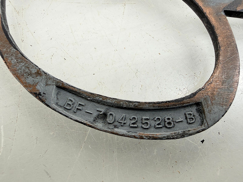 OEM 1953 - 1956 Ford Overdrive Chrome Trunk Emblem BF-7042528-B 9637 E9-7