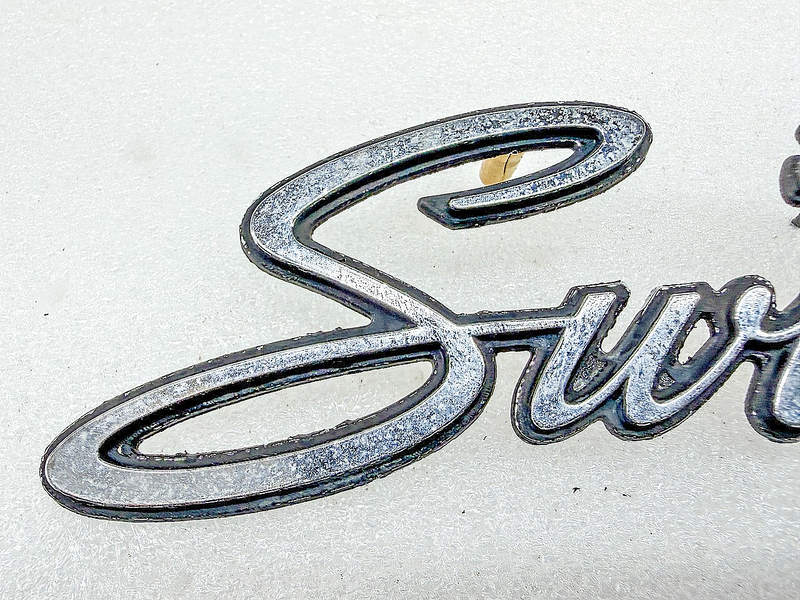 OEM 1970 - 1975 DODGE DART SWINGER TRUNK EMBLEM MOPAR 3446102 E10-40
