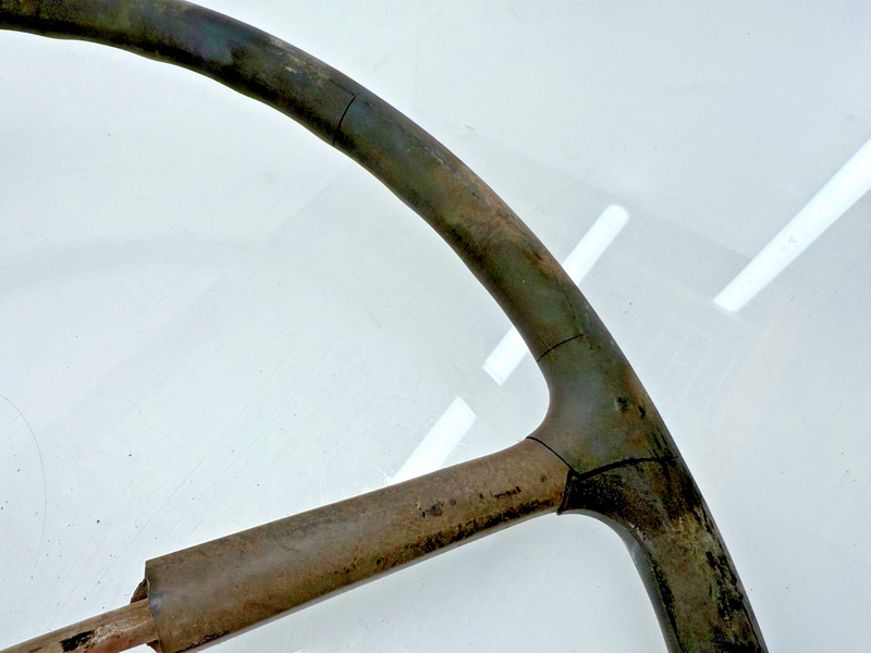 OEM Sheller Jeep Willys CJ 3 Spoke Steering Wheel MILITARY SW-6