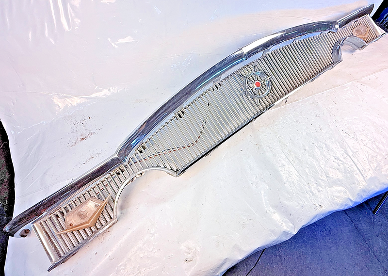 OEM 1955 Packard Chrome Upper Lower Grille Emblem / Lights Clipper U5B-101