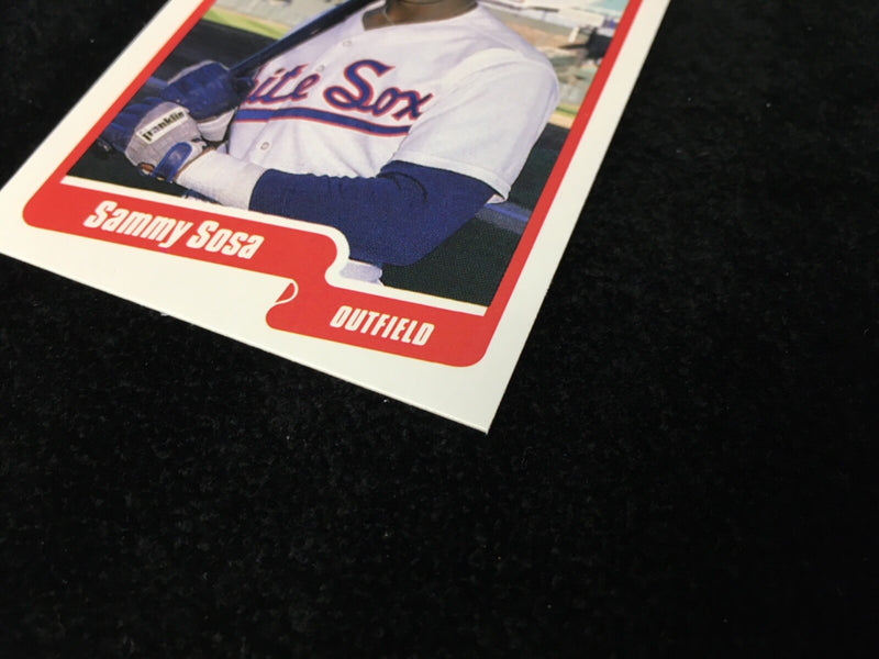 FRESHLY OPENED Sammy Sosa Fleer 1990 #548 Rookie Card ***DOB ERROR***🔥MINT🔥