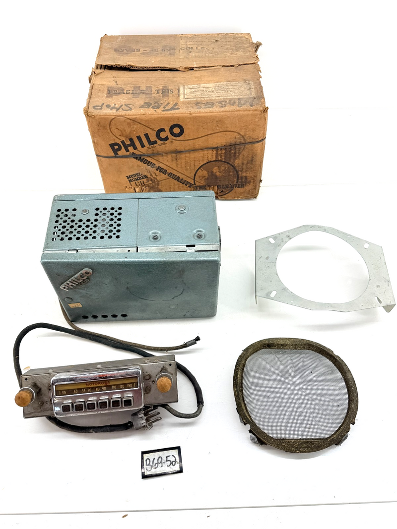 Philco CR-8 Car Radio Motorola Control Head Push Button 1940 - 1947 Chevrolet