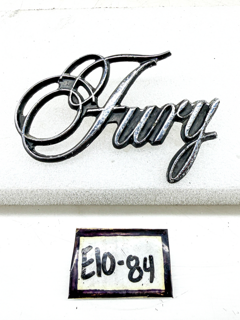 OEM 1975 - 1978 PLYMOUTH FURY SCRIPT EMBLEM MOPAR 3811524 E10-84