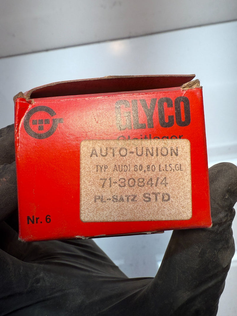 Audi 80 80L, LS, GL Glyco Connecting Rod Bearing Set 0.25 Part # 71-3084/4 C15-8