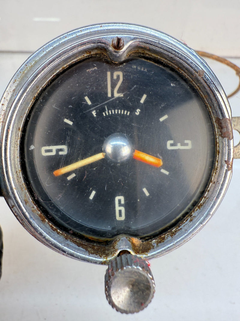 Vintage OEM 1952 1953 Ford Mercury Lincoln Original Dash Clock 52 53 B61-13