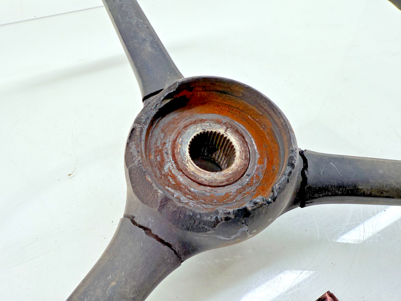 OEM Sheller Jeep Willys CJ 3 Spoke Steering Wheel MILITARY SW-13