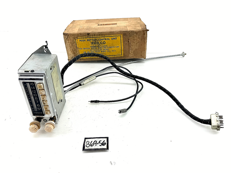 NOS Philco C623A Push Button Control Unit 1941 - 1947 Mopar CR8 CR12 B69-56