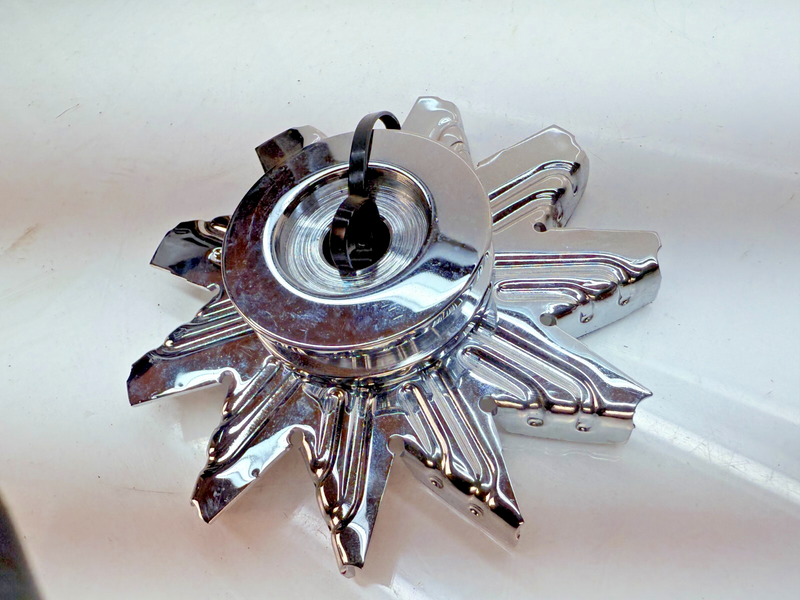 PULLEY & FAN CHROME DELCO 10SI 12SI 15SI ALTERNATOR CHEVROLET BUICK FORD B69-27