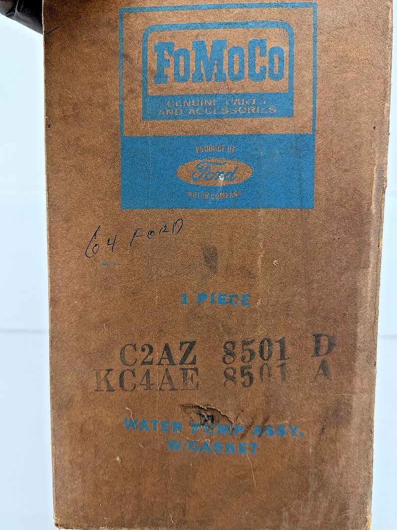 NOS 1957 - 1964 FORD 1959 1962 EDSEL MERCURY 223 WATER PUMP C2AE-8505-C C56-2