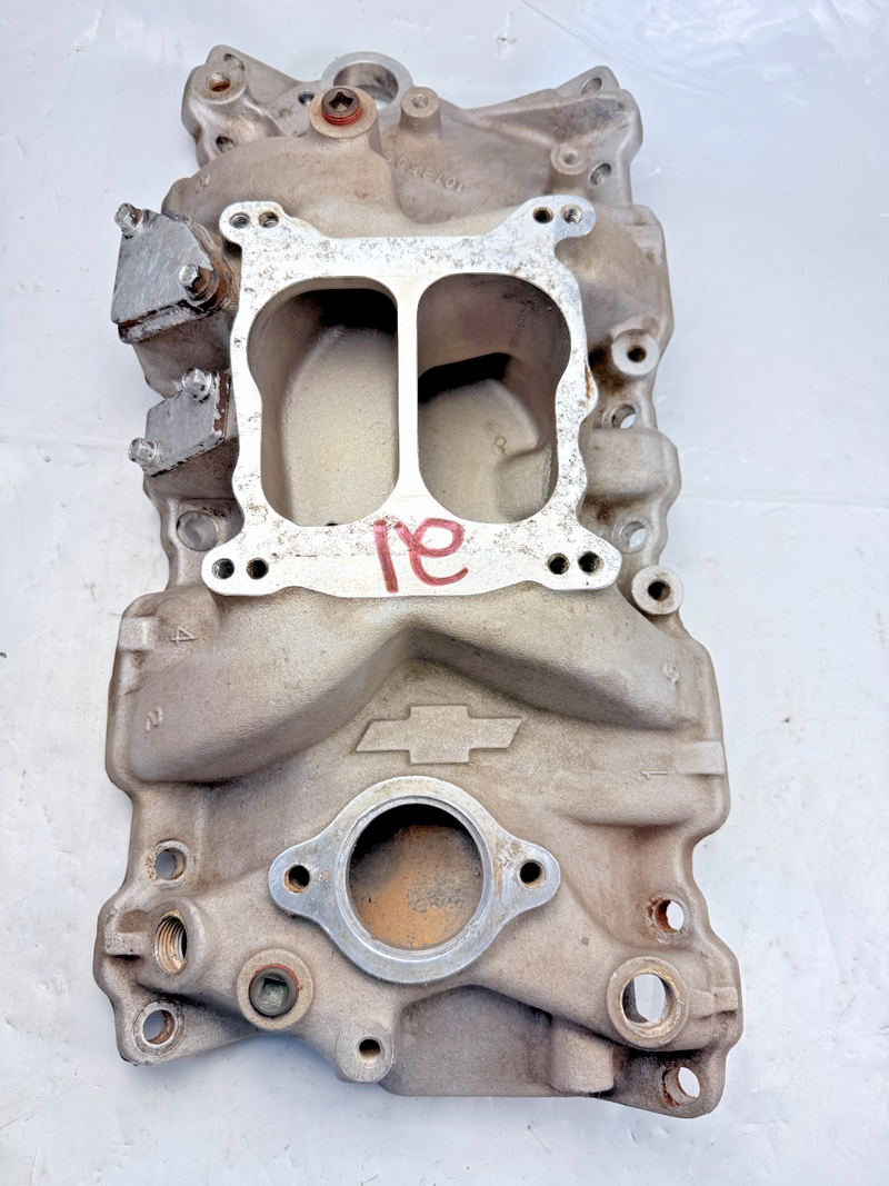 Chevrolet Performance Bowtie ZZ4 Aluminum Intake 10185063 SB 1955 -1986 U5B-21