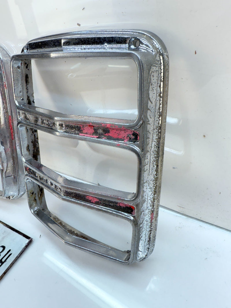 OEM Pair  1964 - 1966 Ford Mustang Tail Light Bezel LH RH C4ZB-13449-B 65 B66-34
