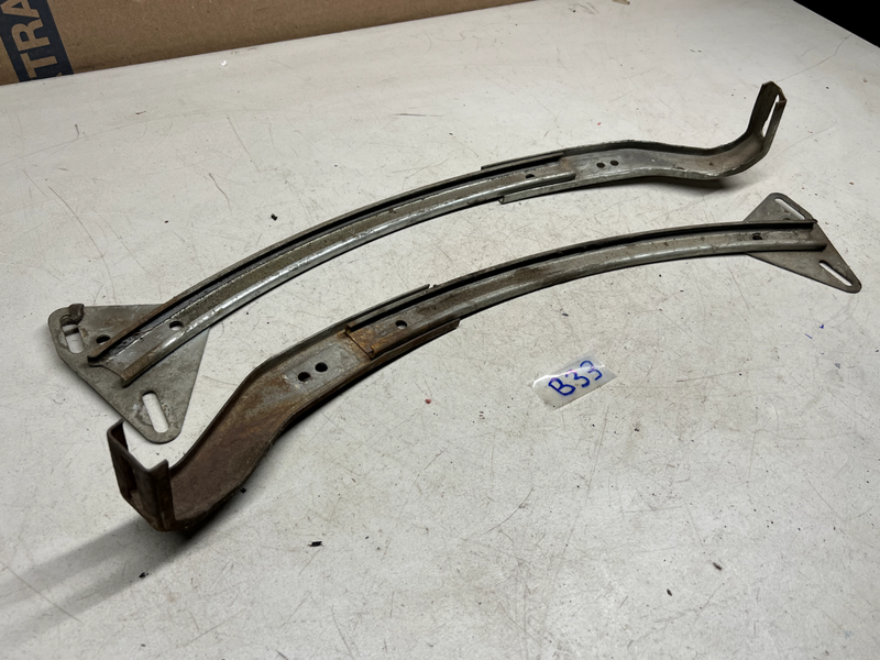 1968-1969 Torino GT Fastback Quarter Window Glass Guide Track RH LH PAIR 69 B33