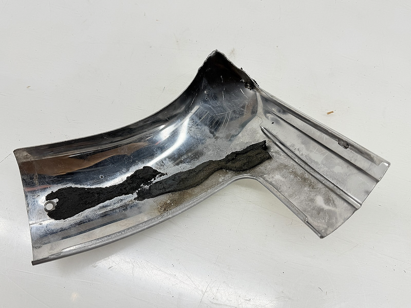 1963 1964 1965 Ford Falcon Convertible Left Windshield Moulding Corner Trim C66