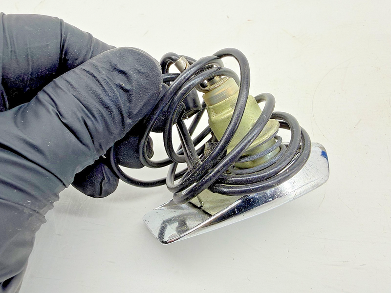 NOS 1966 Mercury Cyclone Comet Chrome Hand Brake Warning Light FoMoCo 66 C60-51