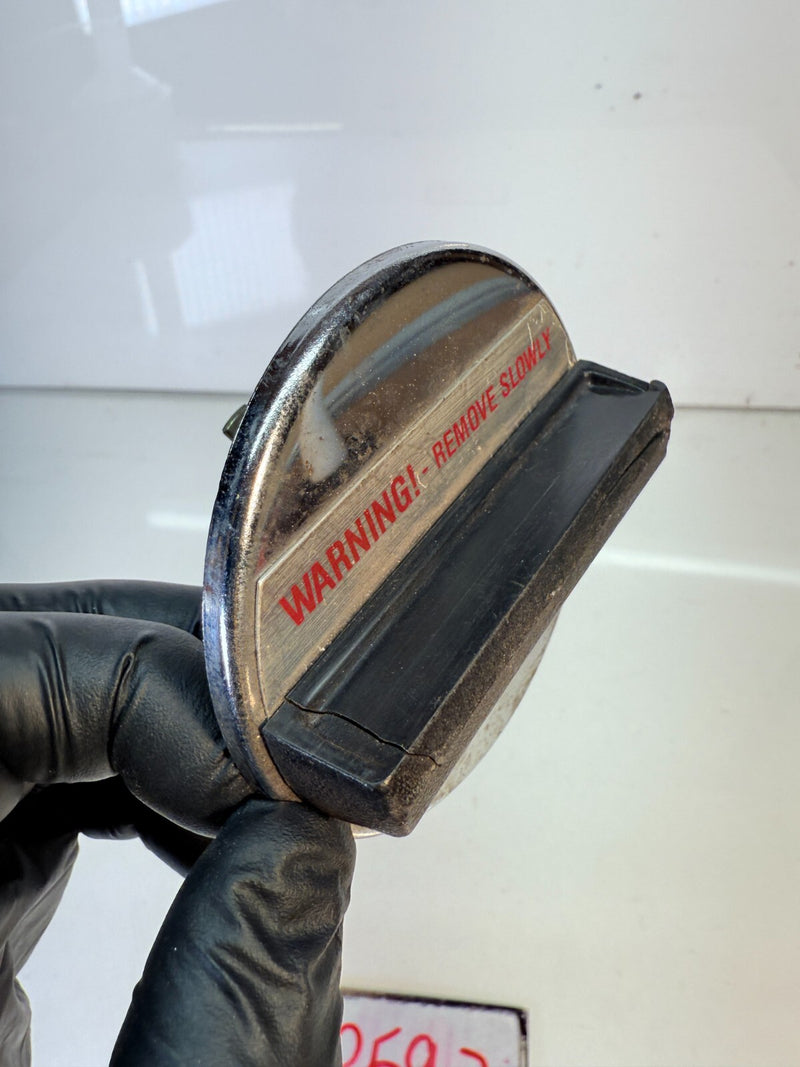 NOS Fuel Tank Cap OE Equivalent Vintage Black Chrome STANT 10800 G800 B59-7