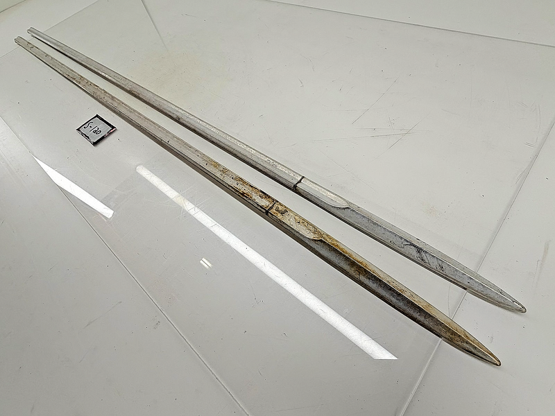 1965 Mercury Comet 202 404 PAIR Front Fender Body Trim Spear Moulding 65 S-120