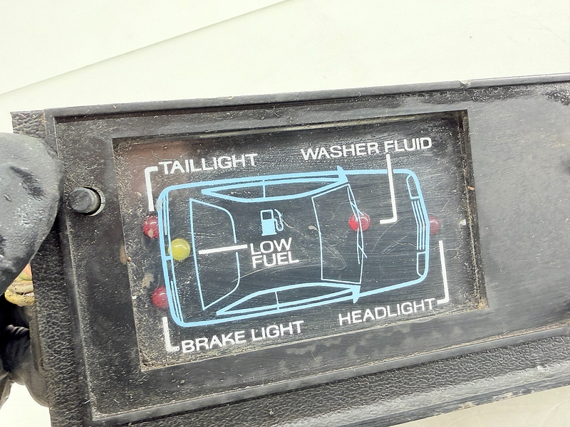 OEM 1984 - 1986 Ford Mustang Center Console Clock Information Display C65-1