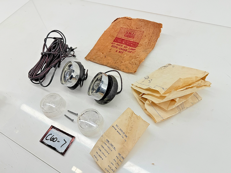 NOS 1963 MERCURY METEOR STATION WAGON BACKUP LIGHT KIT C3YY-15499-A2 C60-7