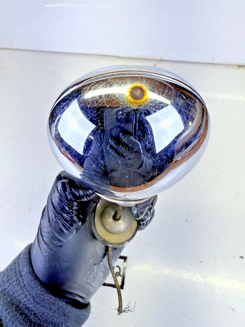 Vintage Dietz 310 Blue Light 525 Glass Lens Fire Ambulance Police RAT ROD C27-12