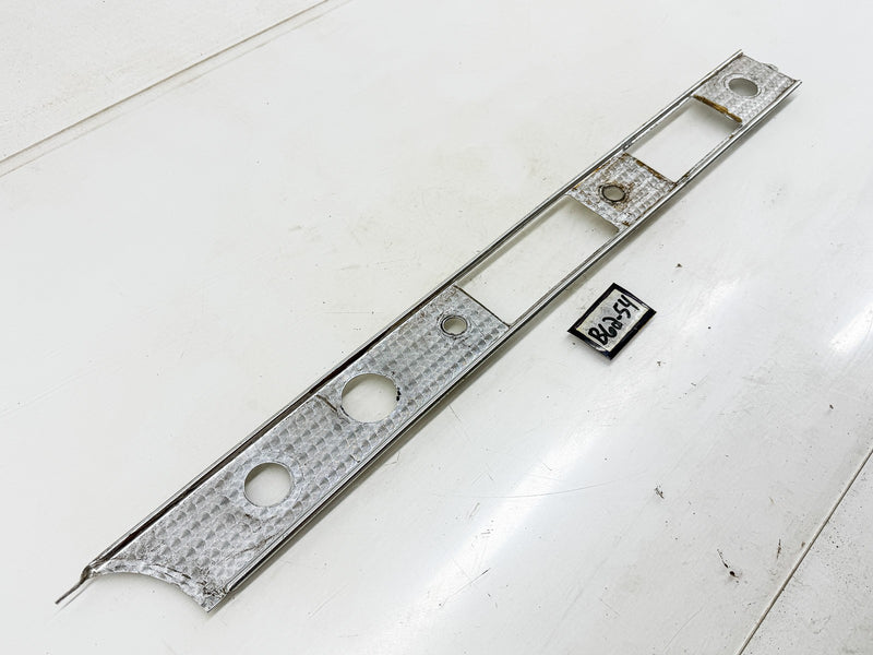 OEM 1955 1956 1957 THUNDERBIRD ENGINE TURNED ALUMINUM CENTER DASH TRIM B62-54