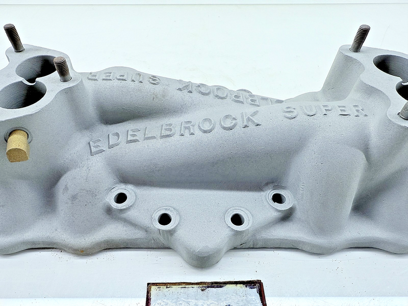 Vintage 1932-1948 Ford Flathead EDELBROCK SUPER Dual Carb Intake Manifold U1B-31