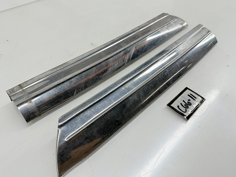 OEM 1963 1964 1965 Ford Falcon Mercury Comet Windshield Top Header Molding Pair
