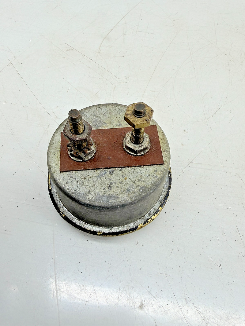 Vintage 1941-45 Willys MB Ford GPW Jeep Ammeter 30 Amp Brass Bezel WWII C39-56