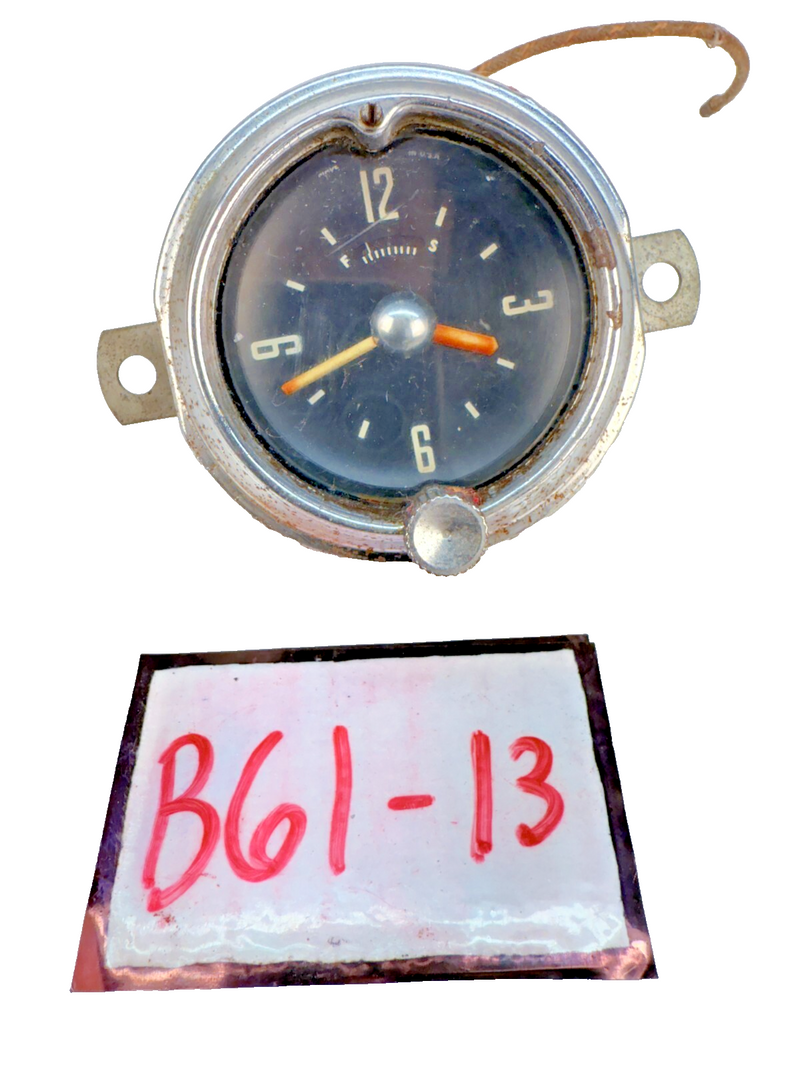 Vintage OEM 1952 1953 Ford Mercury Lincoln Original Dash Clock 52 53 B61-13