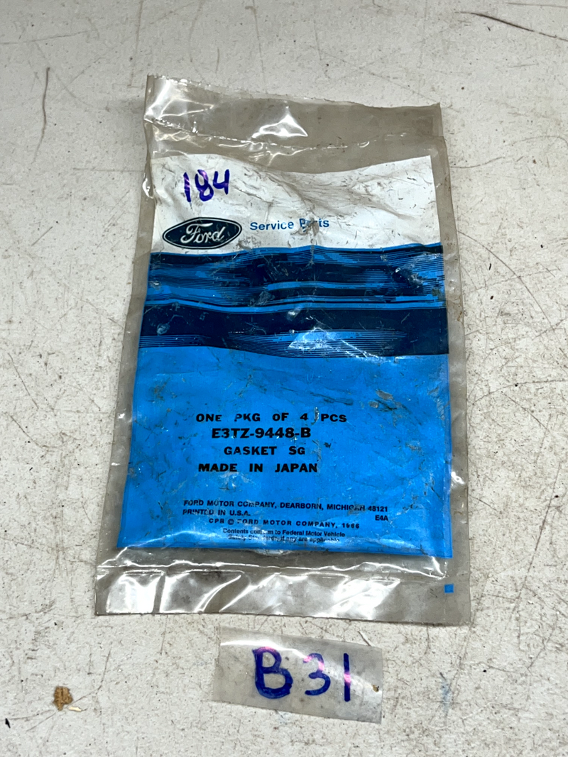 NOS FORD EXHAUST MANIFOLD GASKET E3TZ-9448-B B31-184