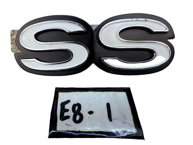 Used 1969 Camaro SS Grille Emblem Rally Sport 69 Super Sport RS E8-1
