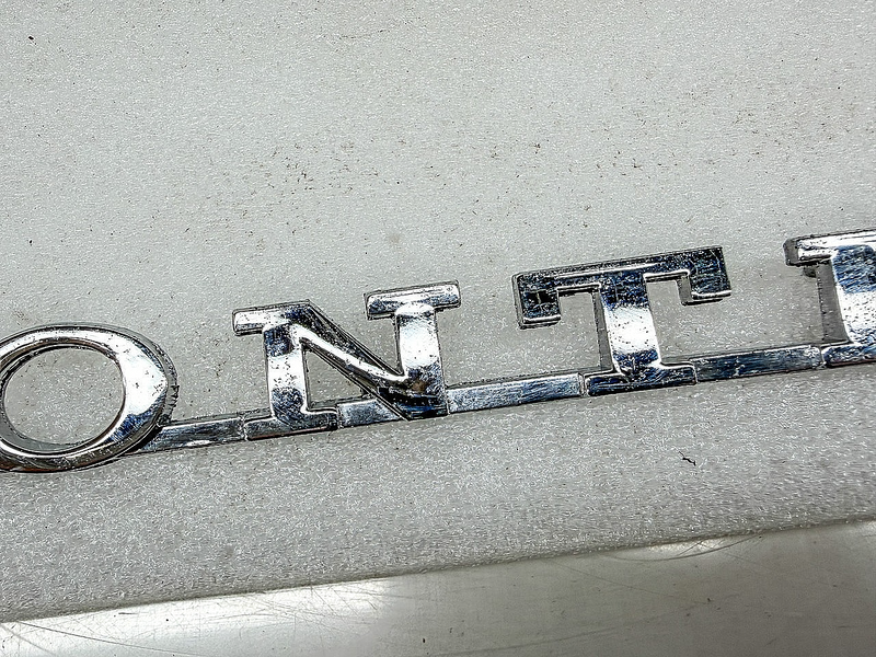 OEM 1966 - 1968 MERCURY MONTEREY BLOCK LETTER EMBLEM C6MB-62291A36 E10-19