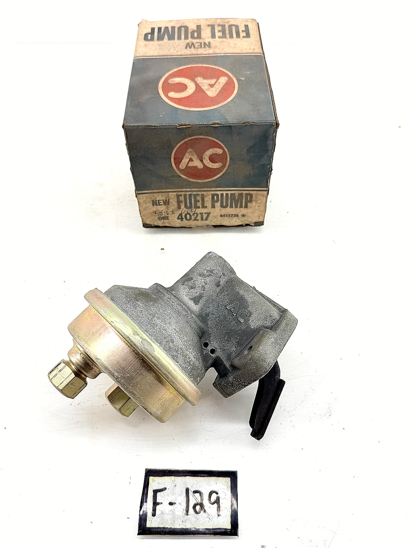 NOS 1958 - 1962 CHEVY 6 CYL 40217 AC 40217 / 40159 FUEL PUMP F-129